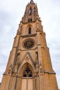 Tower of the Garrison Temple in Metz, France Royalty Free Stock Photo