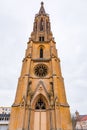 Tower of the Garrison Temple in Metz, France Royalty Free Stock Photo