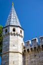 The tower of Gate of Salutation in Topkapi Palace, Istanbul Royalty Free Stock Photo