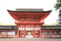 Tower gate of Shimogamo shrine in Kyoto