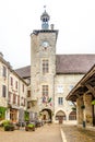 Tower gate in the streets of Martel in France