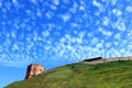 Tower Of Gediminas Gedimino tower against blue sky. Historic Symbol of Vilnius, Lithuania Royalty Free Stock Photo