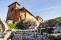 Tower Of Gediminas Gedimino In Vilnius, Lithuania. Historic Symbol Of The City Of Vilnius And Of Lithuania Itself. Upper Vilnius Royalty Free Stock Photo