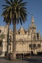 Tower of Giralda, cathedral, Seville, Andalusia, Spain, Travel Royalty Free Stock Photo