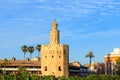 Tower of Gold, Seville, Spain. Royalty Free Stock Photo