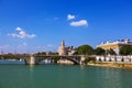 Tower of Gold in Seville Spain Royalty Free Stock Photo