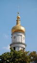 tower with golden cupola Royalty Free Stock Photo