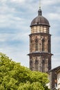 Tower of the Gothic Church of St Jacobi in Goettingen, Germany
