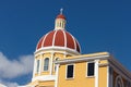 Tower of Granada cathedral with sky Royalty Free Stock Photo