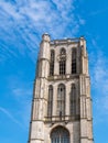 Tower of Great Church in Brielle, Netherlands Royalty Free Stock Photo