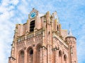 Tower of Great Church or John the Baptist Church in Wijk bij Duurstede, Netherlands