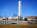 The tower of the Helsinki Olympic Stadium Royalty Free Stock Photo