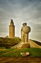 The Tower of Hercules, is an ancient Roman lighthouse near the city of A CoruÃ¯Â¿Â½a, in the North of Spain