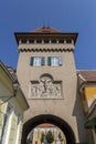 Tower of Heroes in the old town of Koszeg