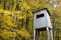 Tower hide for birdwatching