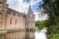 Tower of the historic castle Nijenhuis in Wijhe Royalty Free Stock Photo