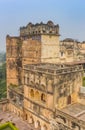 Tower of the historic fort in Orchha Royalty Free Stock Photo