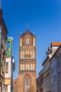 Tower of the Historic Jacobi church in Stralsund