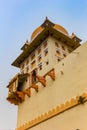 Tower of the historic Ram Raja temple in Orchha Royalty Free Stock Photo