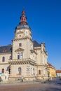 Tower of the historic Standehaus building in Merseburg Royalty Free Stock Photo