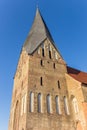Tower of the historic Stiftskirche church in Butzow