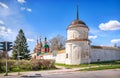 Holy Gates in the Rizopolozhensky Monastery, Suzdal Royalty Free Stock Photo