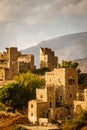 Tower houses in Vathia Greece Mani Peninsula