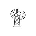 tower, industry, energy icon. Element of earth pollution icon for mobile concept and web apps. Detailed tower, industry, energy