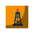 Tower industry isolated icon