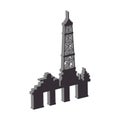 Tower industry isolated icon