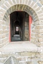 tower internals in eastern Jinshanling Great Wall Royalty Free Stock Photo