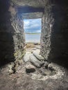 Inside Grace OâMalleyâs Castle at Kildavnet, Achill