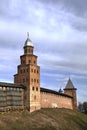 Tower Kokui of Novgorod Kremlin. Royalty Free Stock Photo