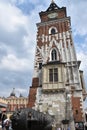 The Tower of the Krakow Town Hall in Poland