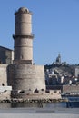 Tower of the lantern in Marseille Royalty Free Stock Photo