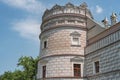 Tower of late-renaissance Krasiczyn Castle in Poland