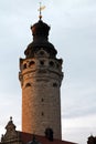 Tower of Leipzig Town Hall. Saxony, Germany. Royalty Free Stock Photo