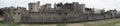 Tower of London in London, England, wide panoramic view Royalty Free Stock Photo