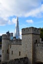 Tower of London and The Shard Royalty Free Stock Photo