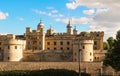 The Tower of London - Part of the Historic Royal Palaces, housing the Crown Jewels. Royalty Free Stock Photo