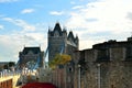 Tower of London with sea of Red Poppies to remember the fallen soldiers of WWI - 30th August 2014 - London, UK Royalty Free Stock Photo