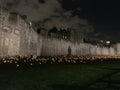 The Tower of London at night. Royalty Free Stock Photo