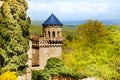 Tower of Lowenburg castle, Bergpark Kassel Germany