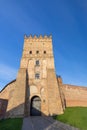 Tower of Lutsk Castle. Old fortress Ukraine Royalty Free Stock Photo