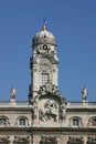 The tower of Lyon City Hall Royalty Free Stock Photo