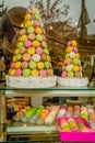 Tower of macarons in Paris