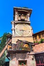 Tower at Marionette Theatre square in Tbilisi, Georgia Royalty Free Stock Photo