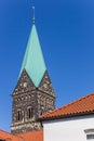 Tower of the Martinus church in Herten Westerholt Royalty Free Stock Photo
