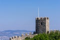 Tower of the medieval Castle of the Moors Royalty Free Stock Photo