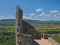 Szigliget castle ruins, Hungary Royalty Free Stock Photo
